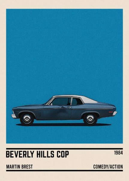 Beverly Hills Cop Car Poster