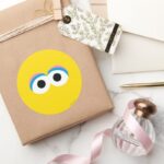 Big Bird Big Face Classic Round Sticker