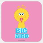 Big Bird Classic Style Square Sticker