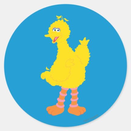 Big Bird Graphic Classic Round Sticker