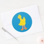 Big Bird Graphic Classic Round Sticker