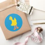 Big Bird Graphic Classic Round Sticker