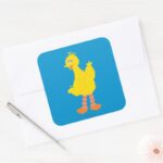 Big Bird Graphic Square Sticker