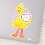 Big Bird Valentine Sticker