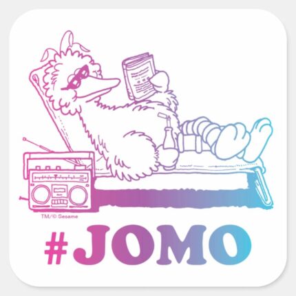 Big Bird JOMO Square Sticker