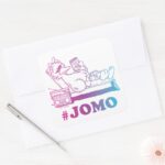 Big Bird JOMO Square Sticker