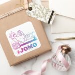 Big Bird JOMO Square Sticker