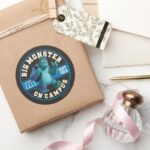 Big Monster On Campus Classic Round Sticker
