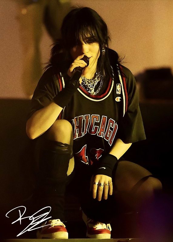 Billie Eilish Music Poster