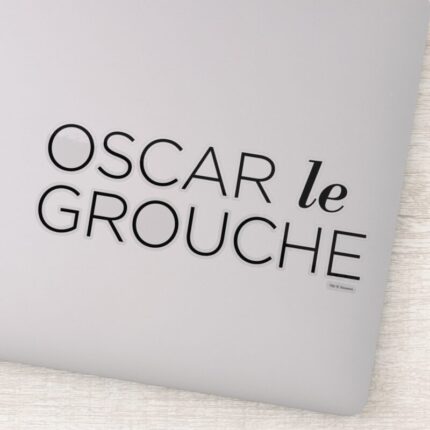 Black Oscar Le Grouche Sticker