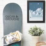 Black Oscar Le Grouche Sticker