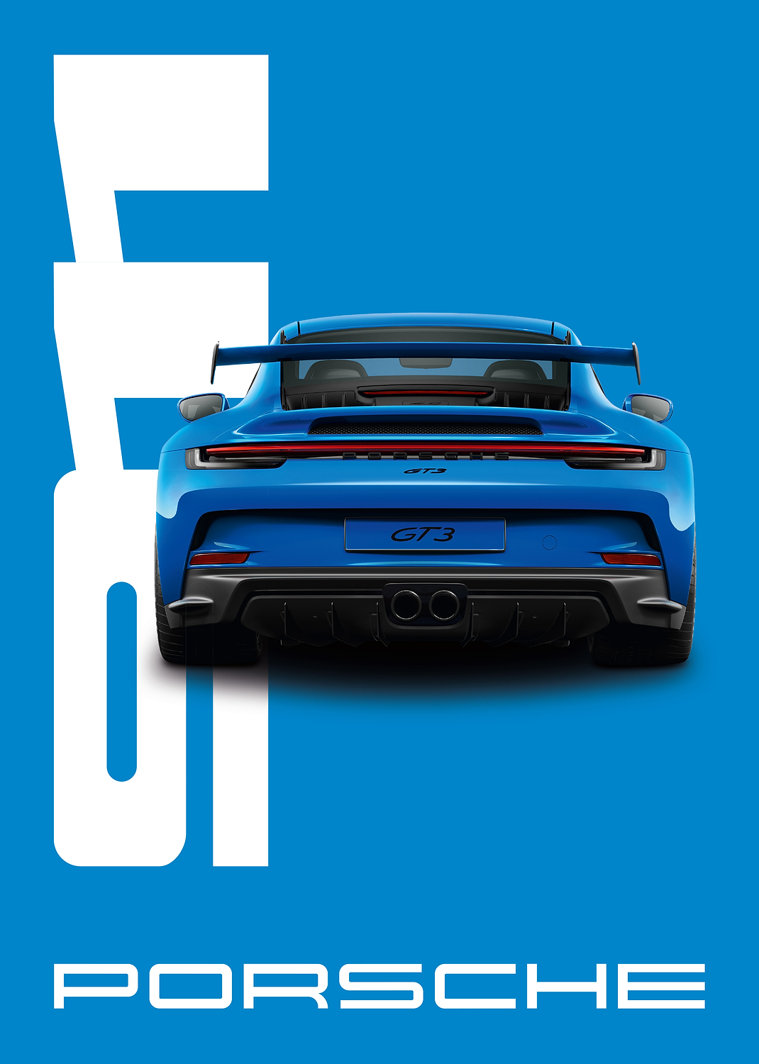 Blue Porsche 911 GT3