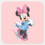 Blue Minnie Sweet Square Sticker