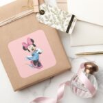 Blue Minnie Sweet Square Sticker