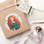 Brave Princess Classic Round Sticker