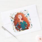 Brave Princess Square Sticker