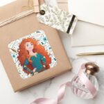 Brave Princess Square Sticker