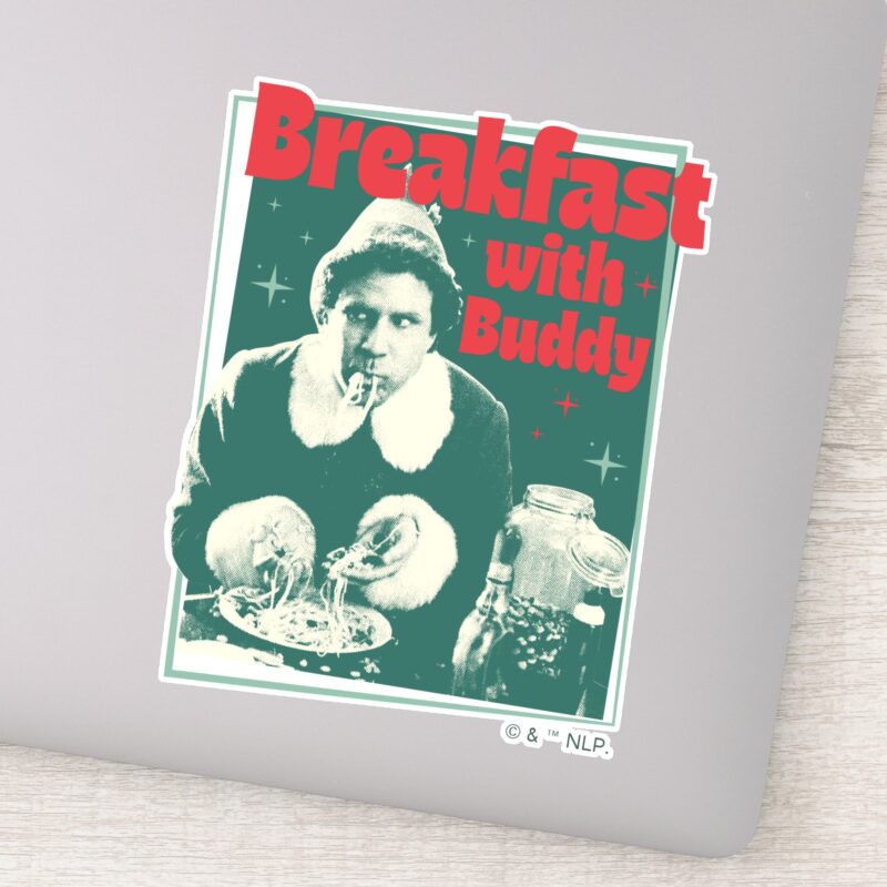 Breakfast With Buddy Sticker Breakfast With Buddy Sticker