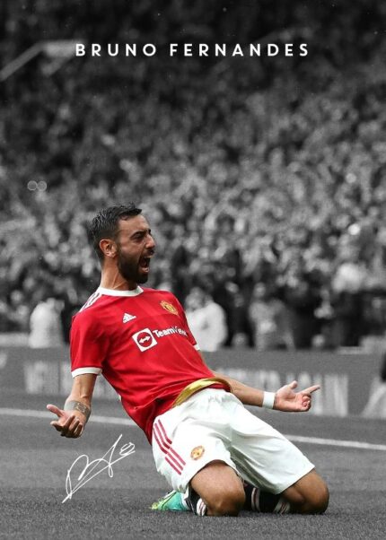 Bruno Fernandes Soccer Poster