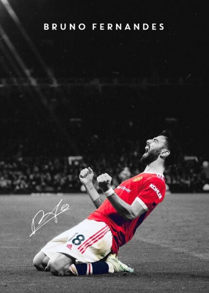 Bruno Fernandes Soccer Poster