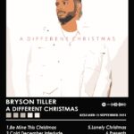 Bryson Tiller A Different Christmas Music Poster
