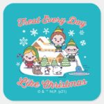 Buddy The Elf Chibi Graphic Square Sticker