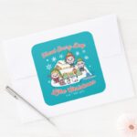 Buddy The Elf Chibi Graphic Square Sticker