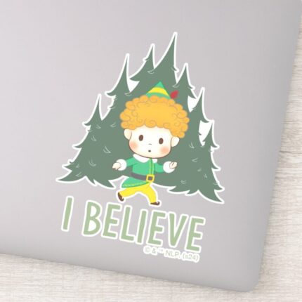 Buddy The Elf I Believe Sticker