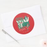 Buddy The Elf Son Of A Nutcracker Classic Round Sticker