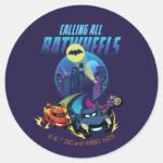 Calling All Batwheels™ Classic Round Sticker