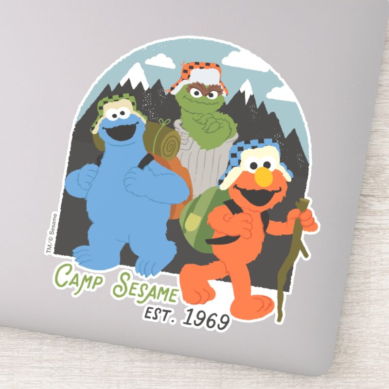 Camp Sesame Street EST. 1969 Sticker Camp Sesame Street EST. 1969 Sticker