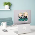 Cartoon Draco And Lucius Malfoy Character Art Sticker