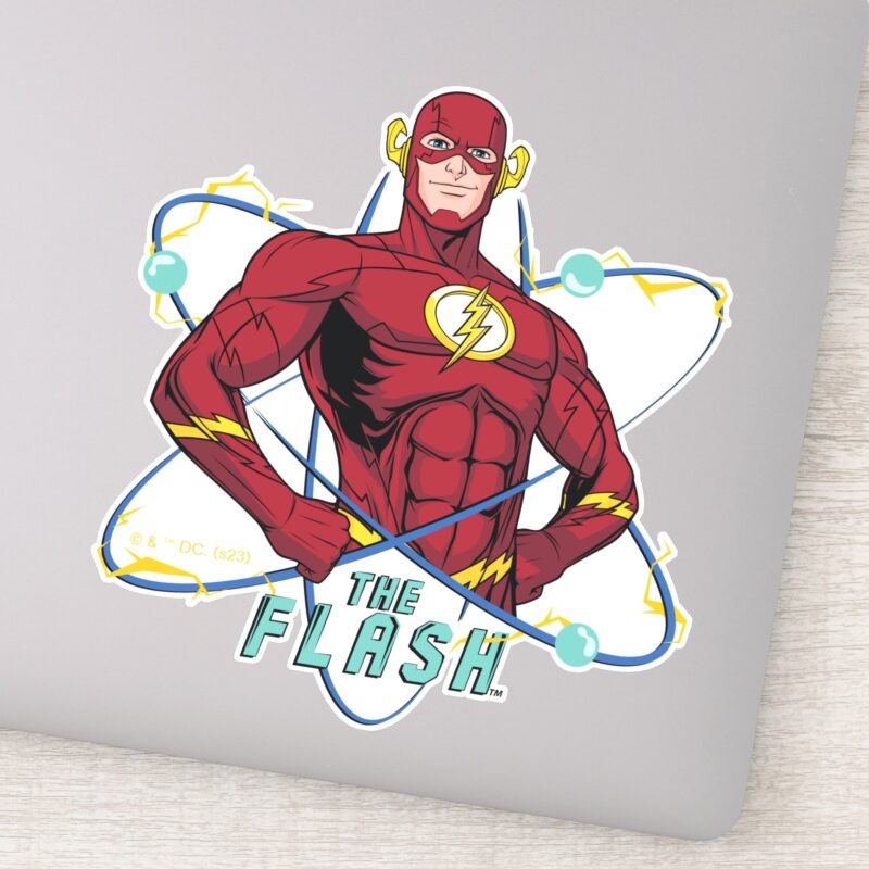 Cartoon Flash Atomic Graphic Sticker Cartoon Flash Atomic Graphic Sticker