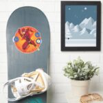 Cartoon Flash Laboratory Running Graphic Sticker