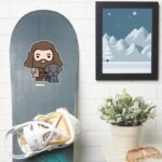 Cartoon Hagrid And Fang Character Art Sticker