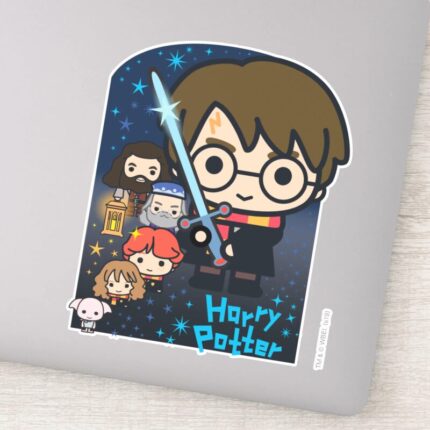 Cartoon Harry Potter Chamber Of Secrets Graphic Sticker
