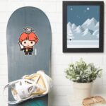 Cartoon Ron Weasley And Pigwidgeon Sticker