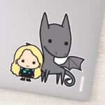 Cartoon Thestral And Luna Character Art Sticker