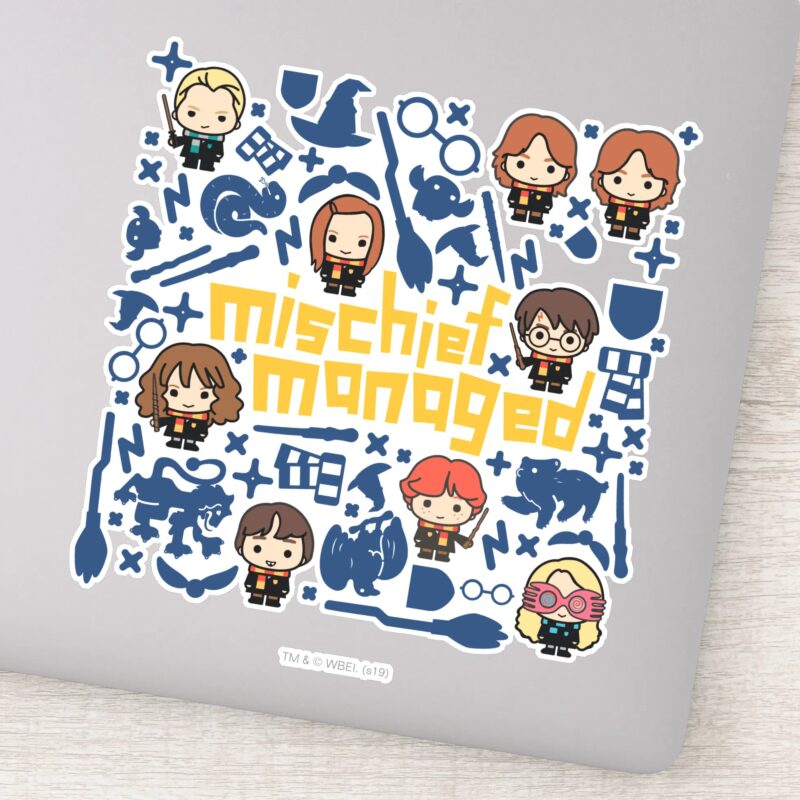 Cartoon MISCHIEF MANAGED™ Graphic Sticker Cartoon MISCHIEF MANAGED™ Graphic Sticker