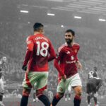 Casemiro And Bruno Fernandes Soccer Poster