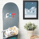 Cat In The Hat Cat Text Sticker