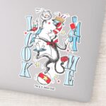 Cat In The Hat Look At Me Sticker