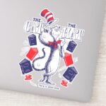 Cat In The Hat Reading Books Sticker