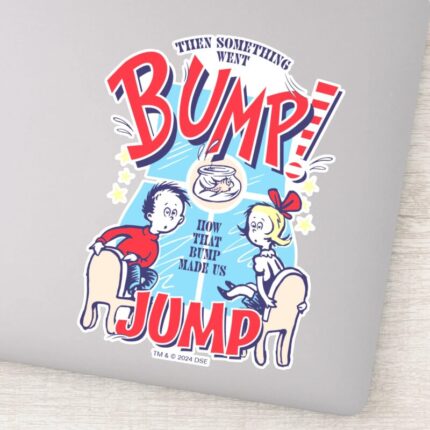 Cat In The Hat Then Something Went Bump Sticker