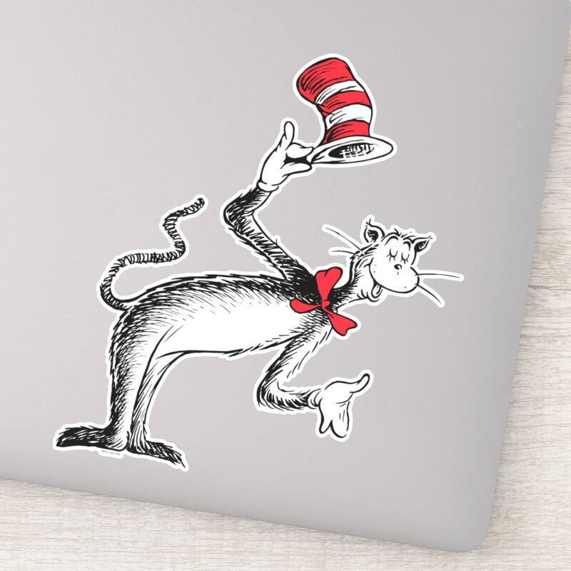 Cat In The Hat Takes A Bow Sticker