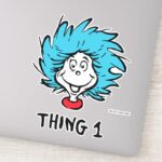 Cat In The Hat Thing One Sticker