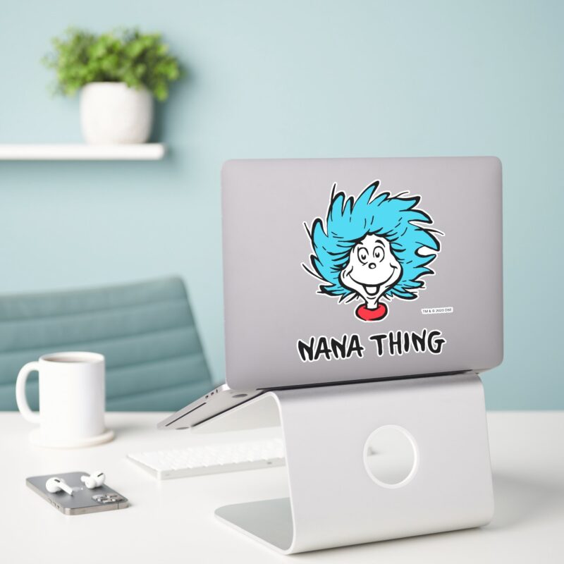 Cat In The Hat Thing One Thing Two Nana Thing Sticker