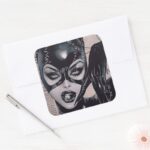 Catwoman 50 Sozomaika Cover Illustration Square Sticker