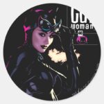 Catwoman Classic Round Sticker
