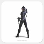 Catwoman Color Square Sticker